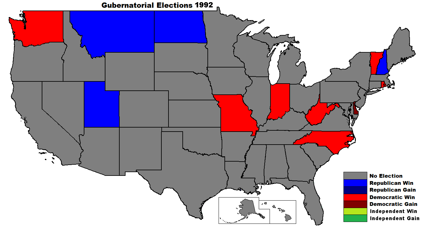 1992 Governor Elections